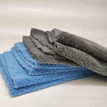 经编涤锦切边高低毛方巾超细纤维多功能清洁布毛巾家居抹布