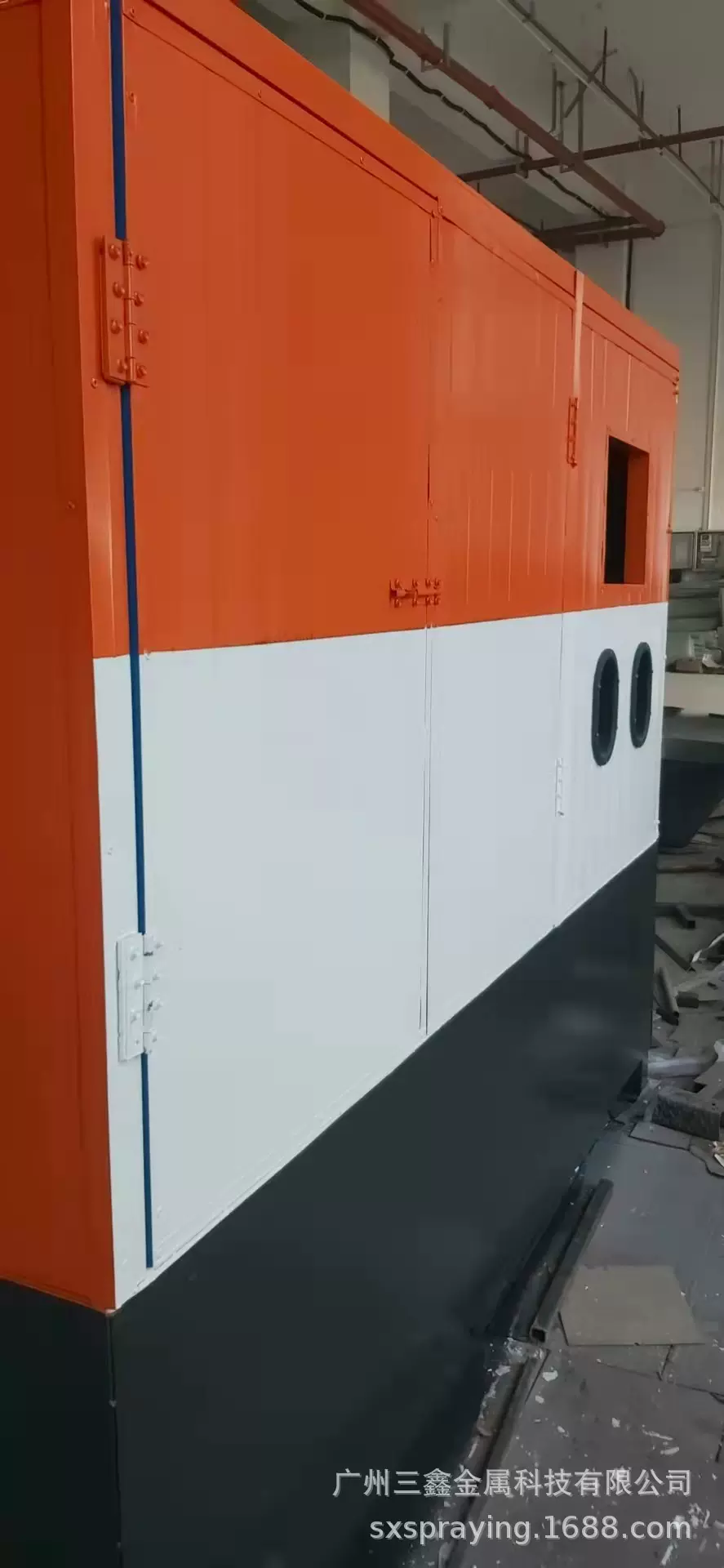 热喷涂隔音房 经济型隔音喷涂房 智能喷涂方舱 等离子喷涂隔音房