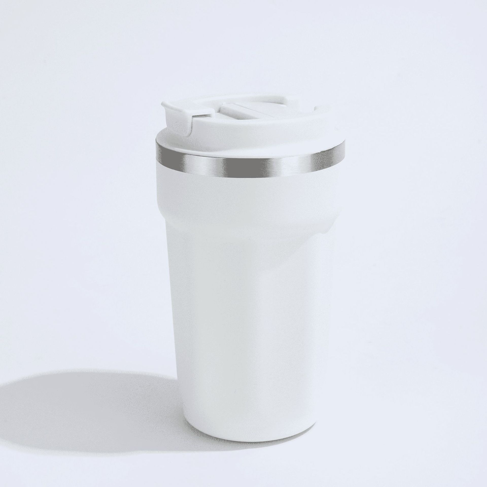 Transfronterizos nuevos tazas de café octogonal de alto valor 304 tazas de aislamiento de vacío de acero inoxidable multifuncional tazas de doble bebida