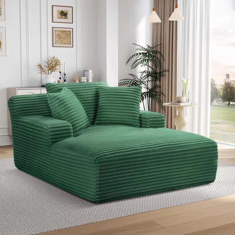 Sofá de esponja de compresión transfronterizo de comercio exterior sillón reclinable de pana sofá de compresión Amazon sin marco de una pieza personalizado