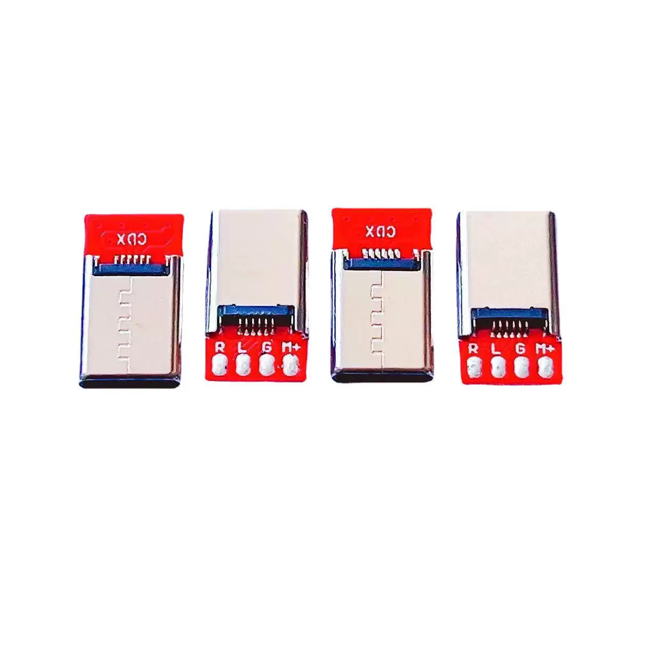 TYPE-C мужской мобильный аудио симуляция четыре ядра 16PIN Huawei type-c аудио разъем