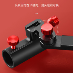 New Chaoyu Aluminum-Magnesium Alloy Fishing Cart with Dual-Pistol Rests, Swivel Chair, Dual-Rod, Dual-Head Frame