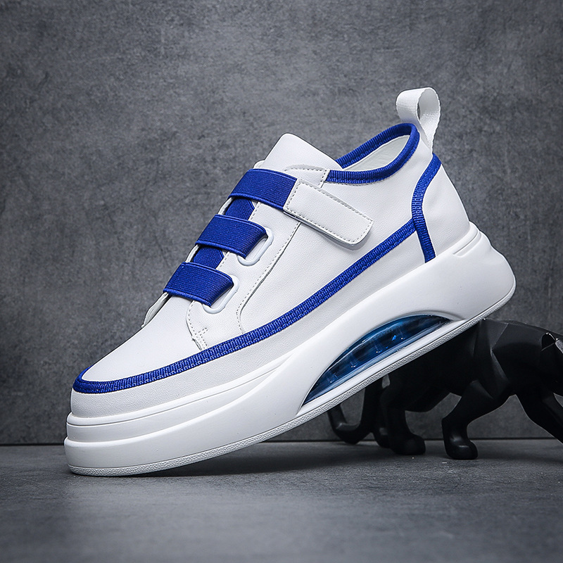 男鞋春季新款2022年時尚潮鞋個性男裝搭配鞋子拼色氣墊溫州批發