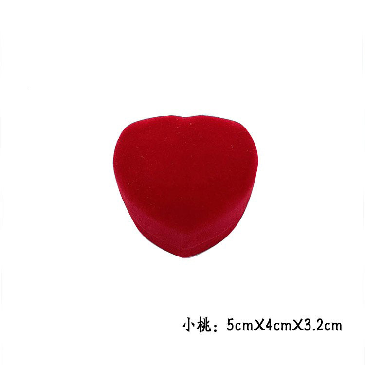 Caja de corazón de alta calidad, caja de paquete de tres piezas, caja de paquete de joyería y regalo