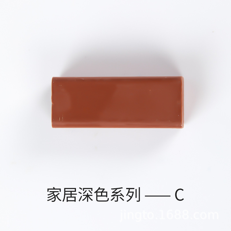 Wood Wax Crayon Cuadro ultra duro lápiz de cera caliente Muebles de madera sólida clavos de esmalte para pisos de madera reparación de cera