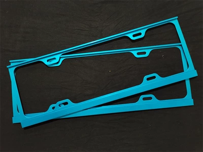 frame license plate frame license plate – License plate holder/license plate holder - 13-narrow-magnesium-national-standard-blue