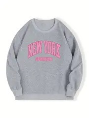 2024 Women's Printed Crew Neck Sweatshirt Available_voghion.com