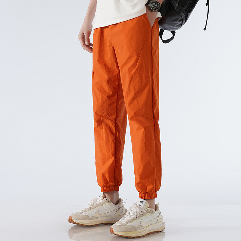 Pantalones Tobilleros Casuales para Hombre, Nylon, Secado Rápido, Transpirable, para Verano