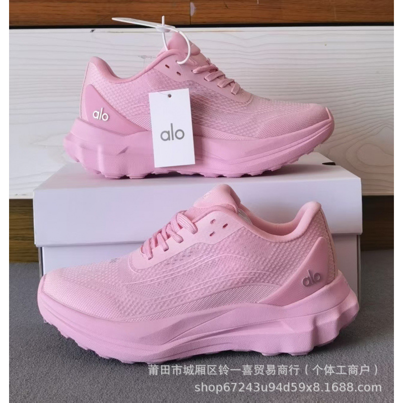 Cross-border Alo Runner Jin Zhixiu lujoso ligero conjunto completo de zapatos deportivos casuales de malla transpirable ultraligero para hombres y mujeres