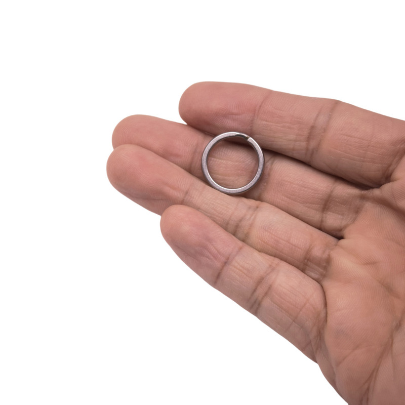 チタン合金キーホルダーキーリング純チタンキーホルダーメーカー卸売り10-35mm多目的錆びないリング|undefined