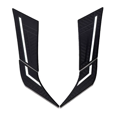 Anti-Scratch Decorative Accessories, Modified Body — Motorcycle pedals - white-side-stickers-4-pieces