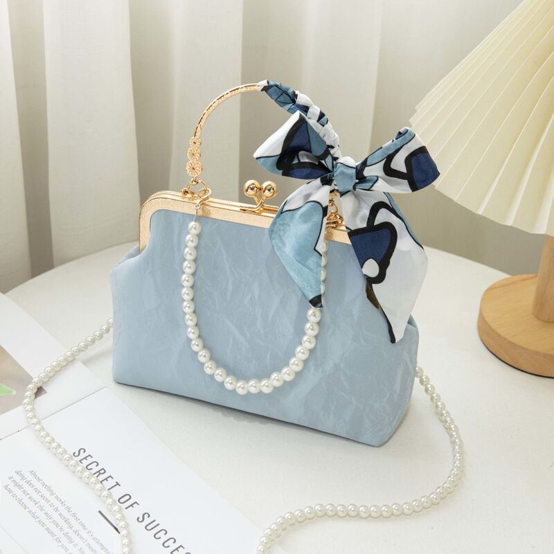 New Chinese Style National Style Bag for Women 2024 New Summer Style Pearl Crossbody Bag Versatile Super Popular Fashion Handbag New Chinese Style National Style Bag for Women 2024 New Summer Style Pearl Crossbody Bag Versatile Super Popular Fashion Handbag