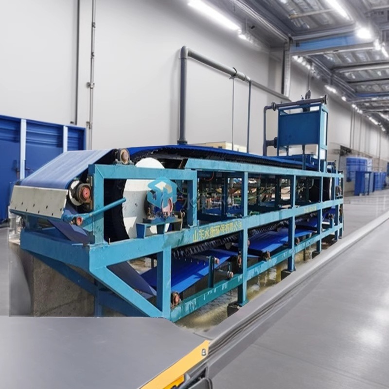 水平真空过滤机 脱硫石膏真空皮带脱水设备