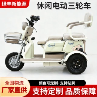 新能源休闲电动三轮车成人接送孩子小型三轮电瓶车轻便代步三轮车