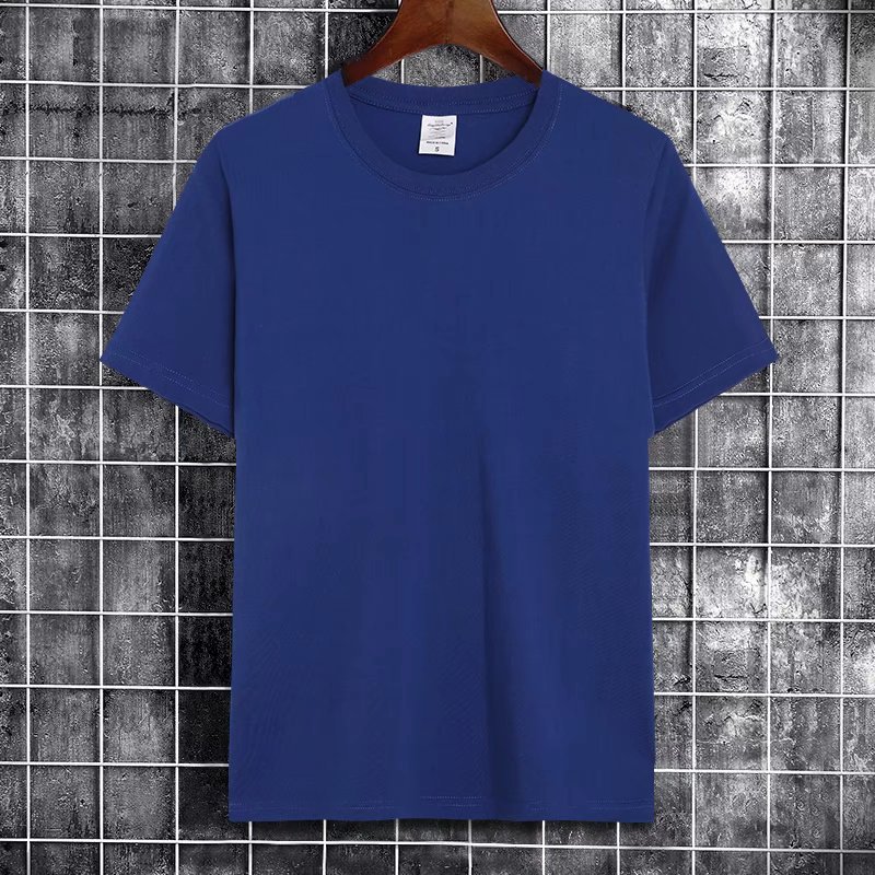 Camiseta de manga corta de los hombres camisa de fondo de color sólido ropa de clase de los hombres de moda ropa reservada marca de moda de verano blanco puro media manga