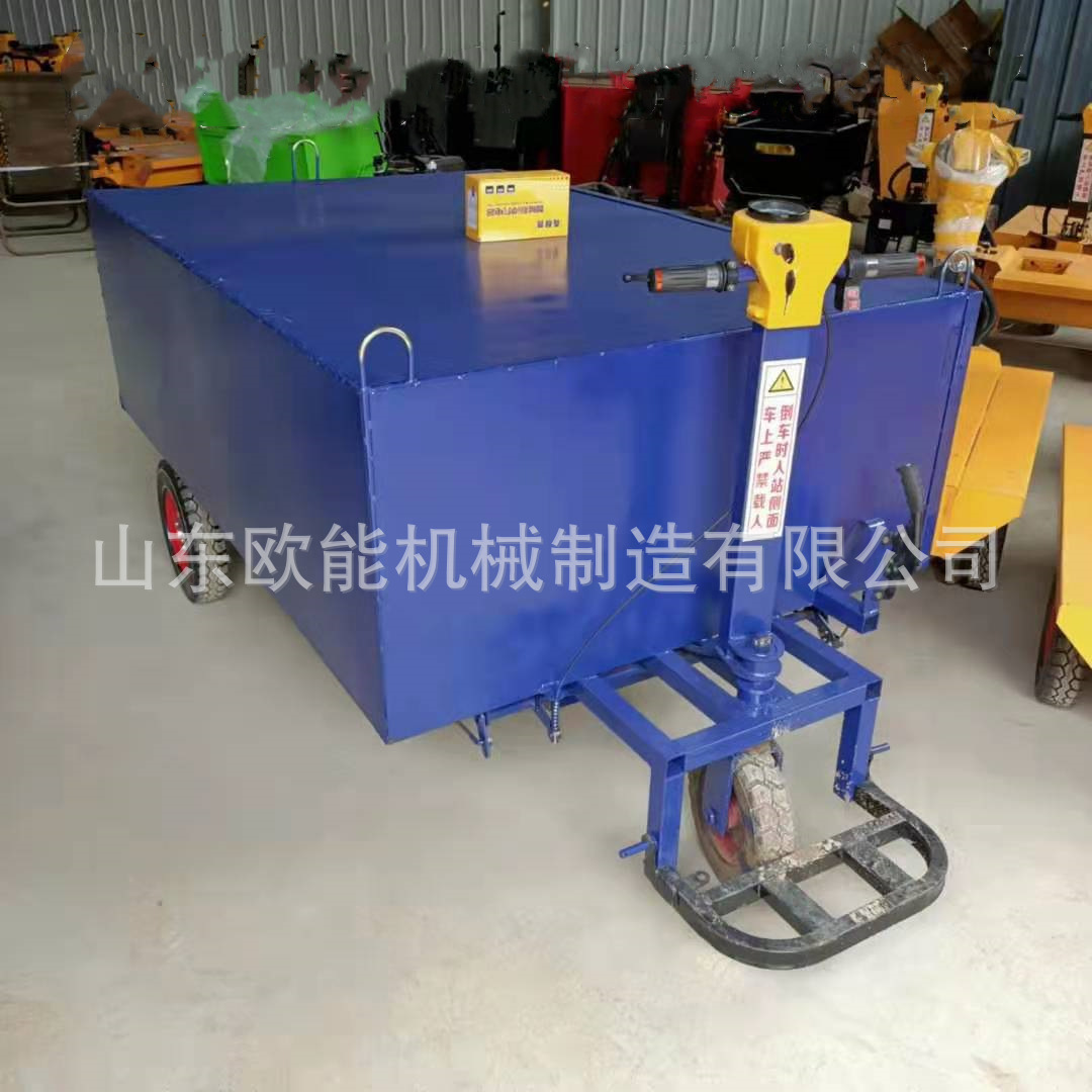 工地仓库门店家庭电动运输货物平板车电动平板车小型平板车