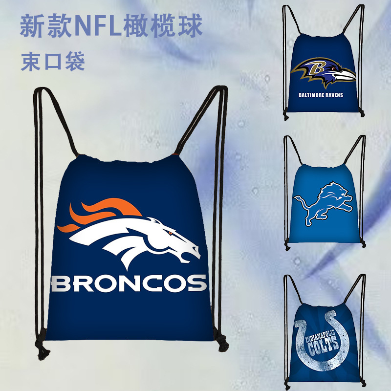 Nfl Football Team Student Drawstring Bag Cartoon Foldable Backpack Printed Storage Bag Travel Storage Bag Nfl Football Team Student Drawstring Bag Cartoon Foldable Backpack Printed Storage Bag Travel Storage Bag