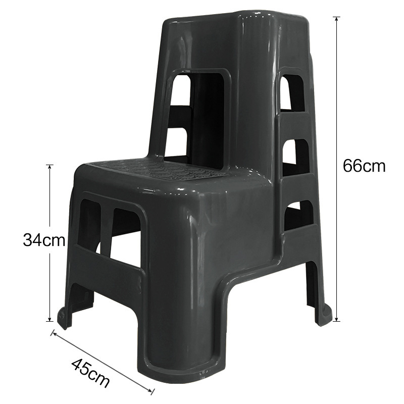 汽车美容两步凳子高低脚踏台阶家用多功能梯凳加厚塑料洗车凳子