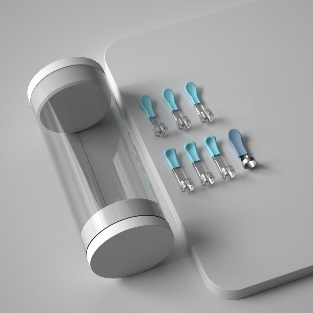 Venta al por mayor inteligente visual recoger oreja varilla oreja cuchara accesorios silicona oreja cuchara bebird original PC transparente oreja cuchara Accesorios