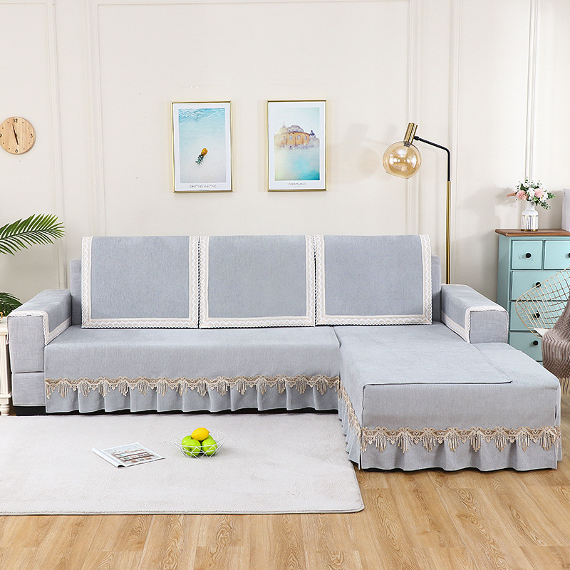 Europäisch-minimalistisch, Französisch-romantisch, Stretch-Sofabezug, kratzfester Couchüberzug, rutschfester Möbelschutz, waschbarer elastischer Bezug, Haustierfreundlich_voghion.com