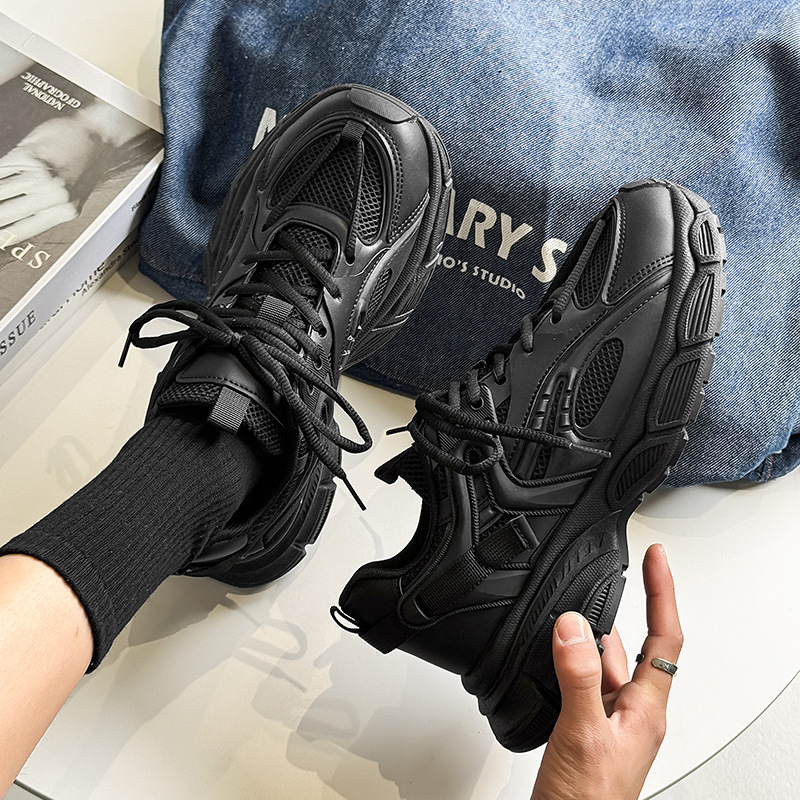 2025 new men's casual sneaker mesh thick-soled men's shoes tide Joker Torre shoes men's a generation of YH05