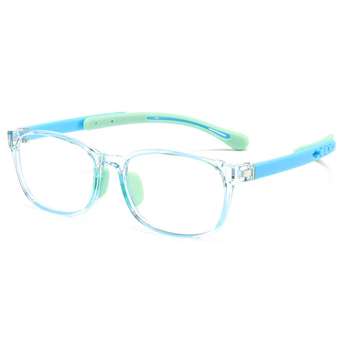 2024新款儿童框架眼镜个性平光眼镜男女童同款舒适护目镜JHF91048