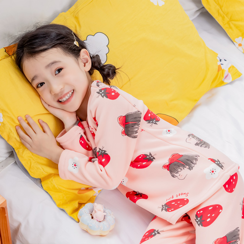 어린이 열 속옷 아동복 기모 세트 소녀 겨울 옷베이스 소년 가을 옷 바지 어린이 홈 옷