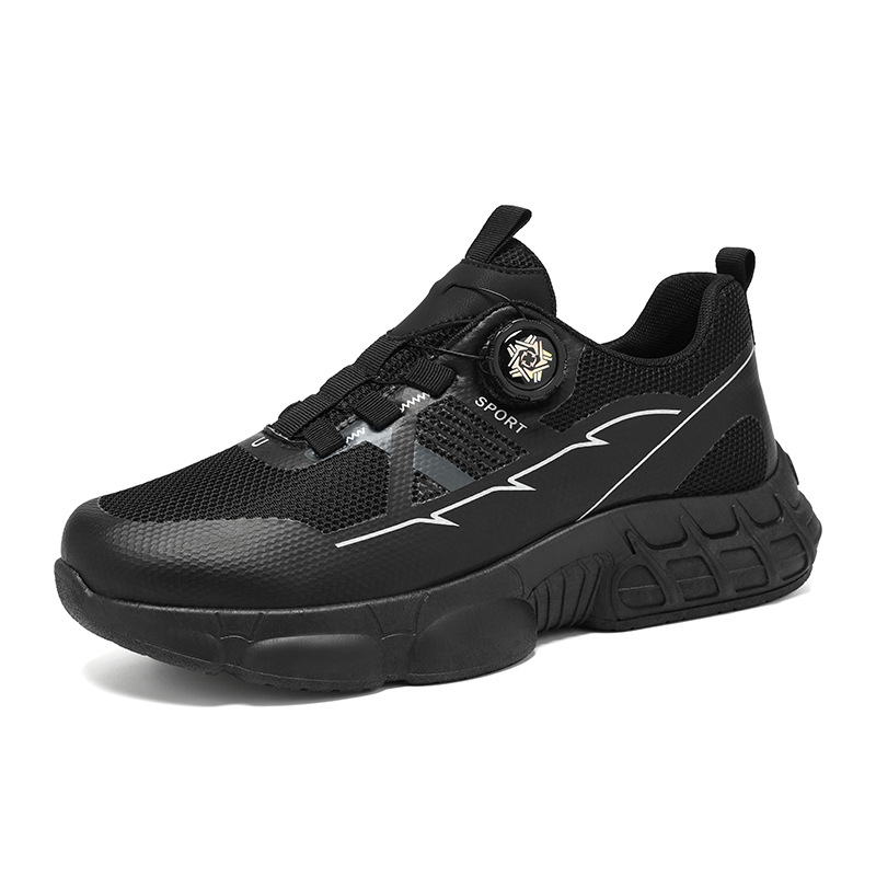 2026 primavera ocio botón giratorio viaje zapatos de senderismo urbano zapatos de montaña huecos transpirables zapatos de hombre zapatos deportivos casuales