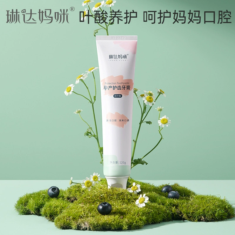 Linda Mummy Материнский уход за зубами Зубная паста Витамин C Состав ксилита Вкус киви Свежий зуб