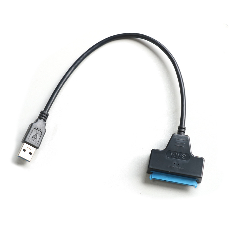 USB3.0 al cable externo del adaptador del disco duro de SATA cable mecánico de estado sólido del disco duro de 2,5 pulgadas Cable de impulsión fácil del usbtosata