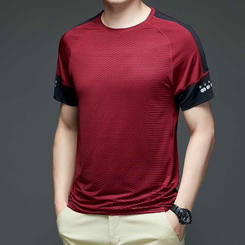 Quick dry fashionable light and thin breathable sports T-shirt for…