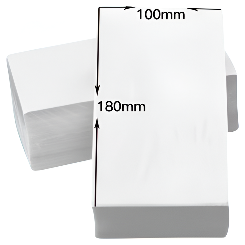 500 hojas 100 * 180 en blanco simple ☆