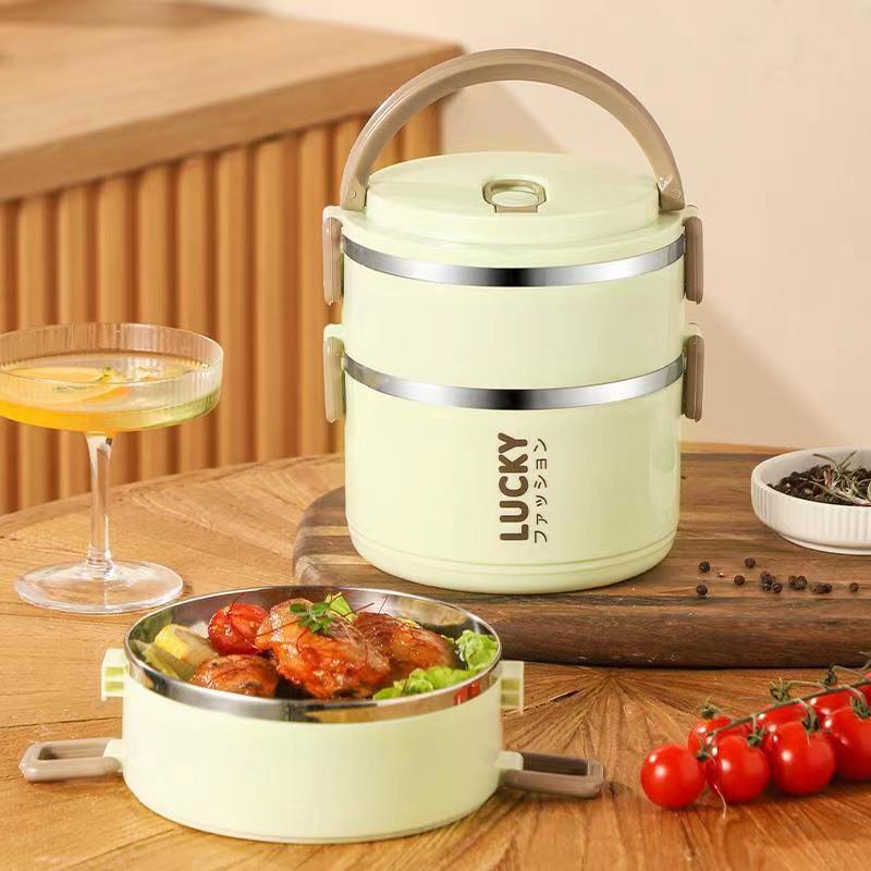 Stainless Steel Material Letter, Solid Color Pattern Casual Style Casual Letter Solid Color Stainless Steel Bento Box