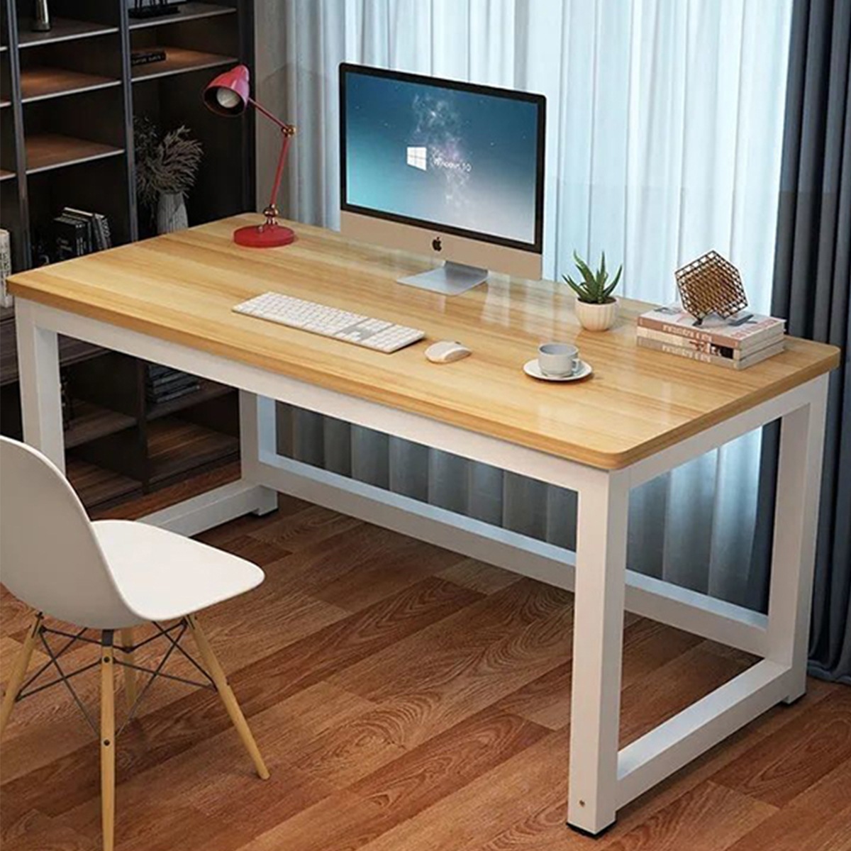 Computer Desk Double Desktop Simple Desk Bedroom Home Study Table Simple Writing Table Rectangular Desk