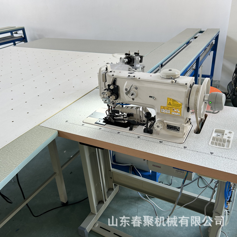 切包一体机  自动切包棉被包边机电动三同步地毯平缝机棉被包边机