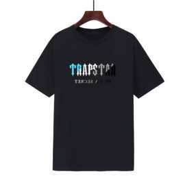 26跨境230克面料T恤欧码夏季新款T恤Trapstar简约字母印花短袖夏