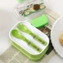 跨境学生双层分格便当盒