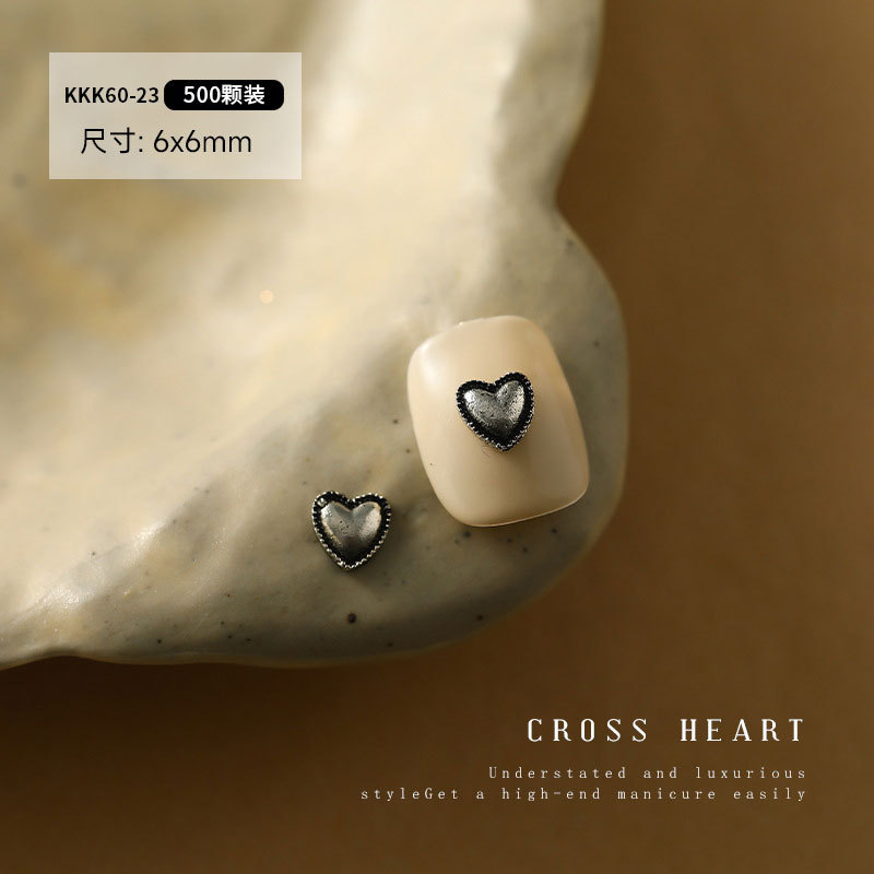 【KKK60-23】 크로우 하트 주얼리 약 500개