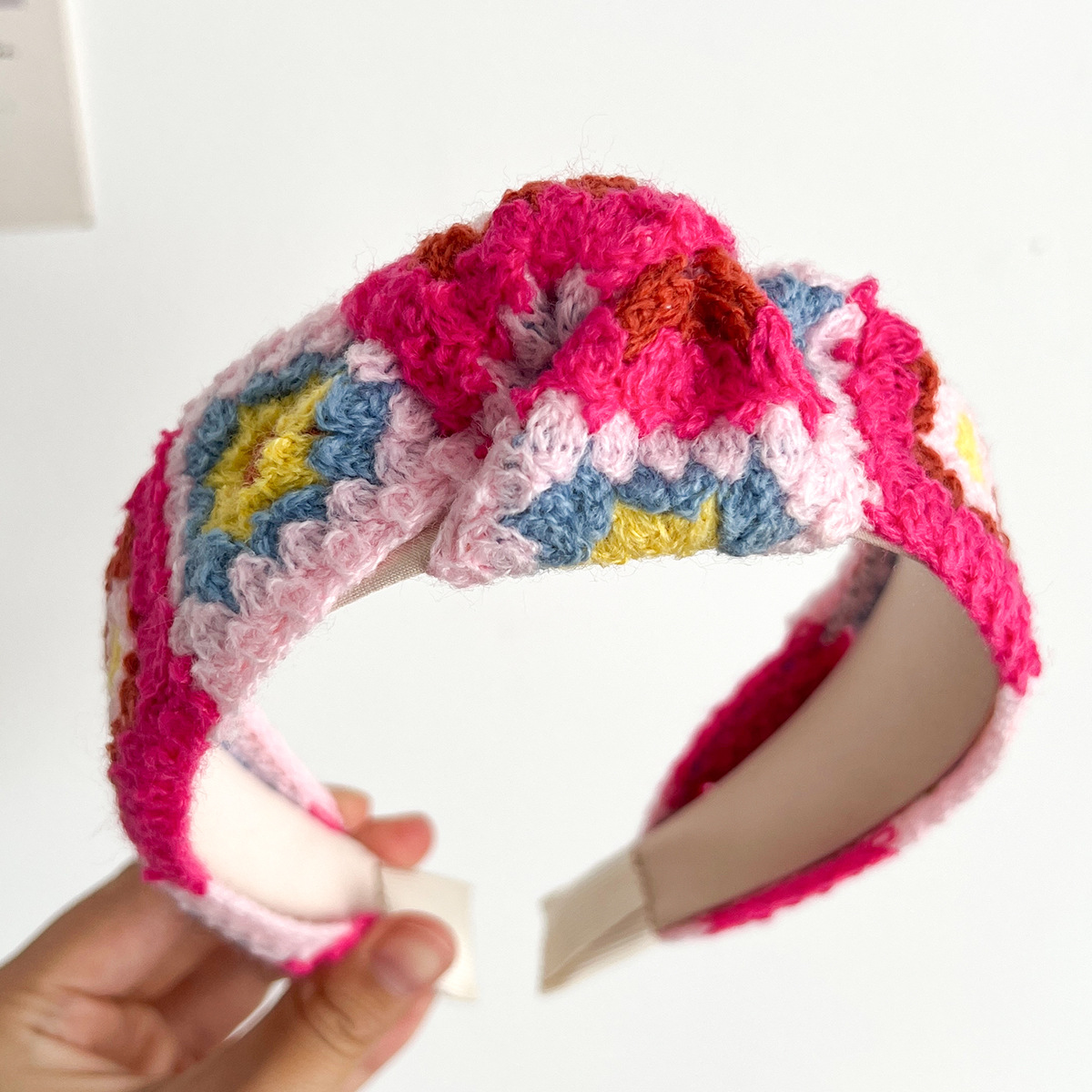 Vacation, Sweet Style Vacation Sweet Women's Embroidery Knot Flower Knit Hair Band
