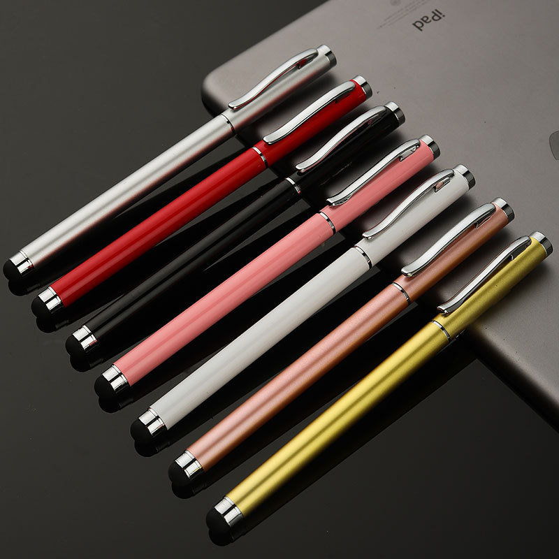 商務筆觸屏簽字筆電容筆手寫筆商務廣告觸控筆平板手機筆定製logo