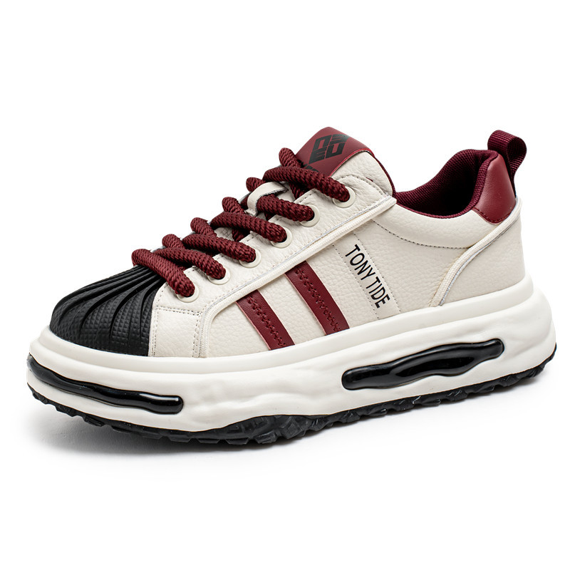 Zapatos de hombre primavera y verano 2025 comercio exterior nuevas zapatillas de deporte de nicho casual suela gruesa disuelta ins zapatos de moda hombres