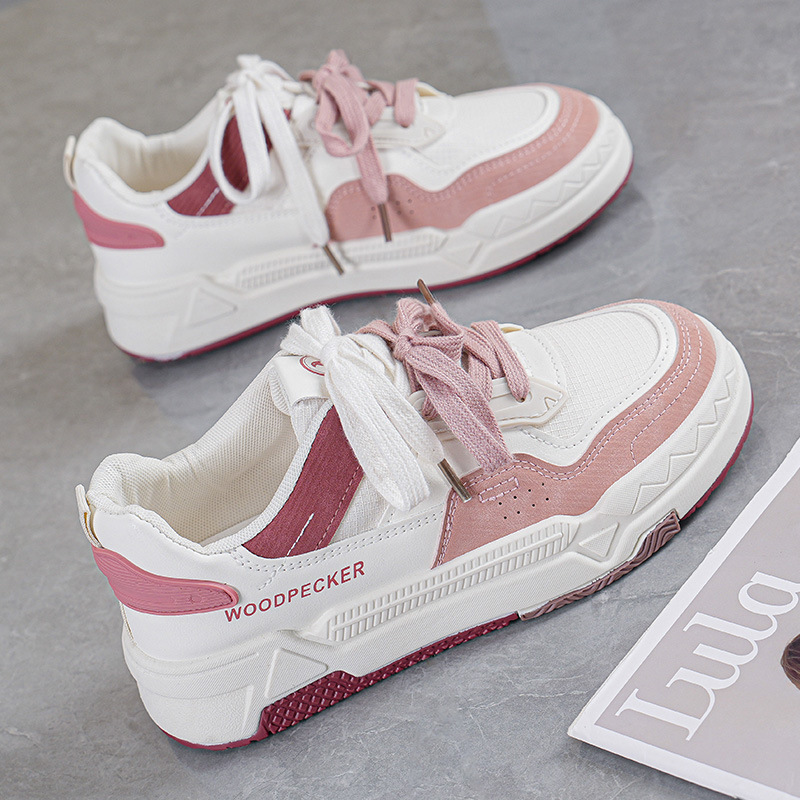 2025 New Autum Versatile White Shoes for Women, Sports and Leisure Dad Shoes for Women, Ins Trendy Flats Shoes