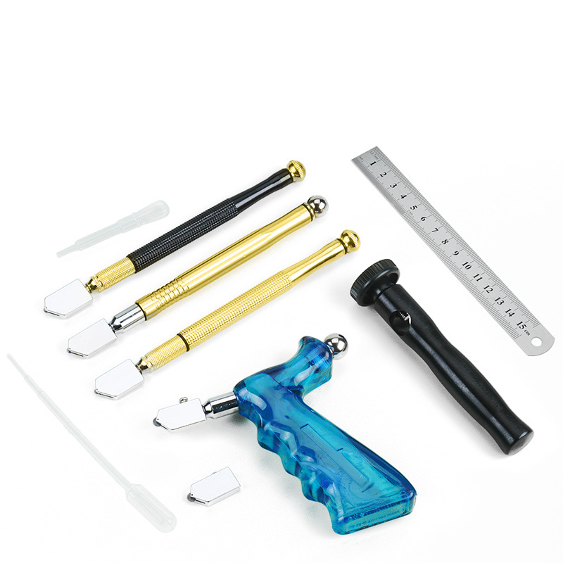 多功能割玻璃刀神器家用裁切瓷砖金刚石滚轮地砖刮划刀万用工业级