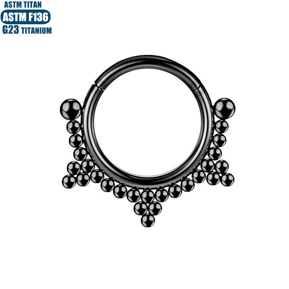 Silver pointed spike labret stud material detail