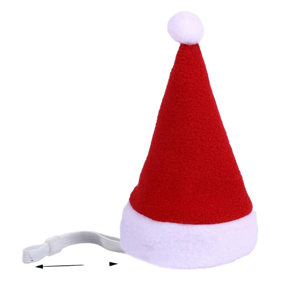 Cross Border Новый Pet Рождественская шляпа Кошка Праздничная шляпа Собака Полосатый Рождественский праздник Головные уборы Платье