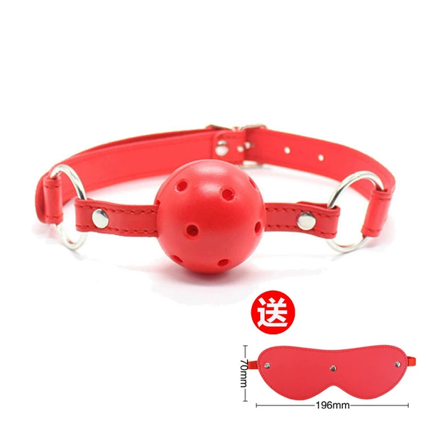 Red mouthball+erotic eye mask