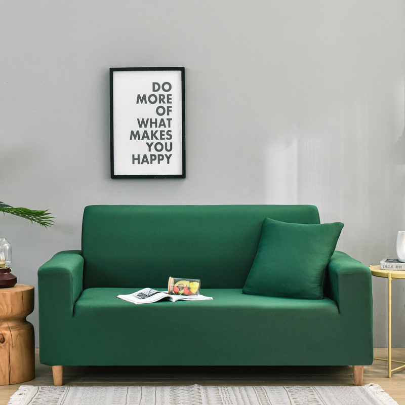 Combinación de seda de leche sofá cubierta elástica todo incluido toalla de sofá antideslizante cubierta de tela combinada cubierta de sofá simple al por mayor