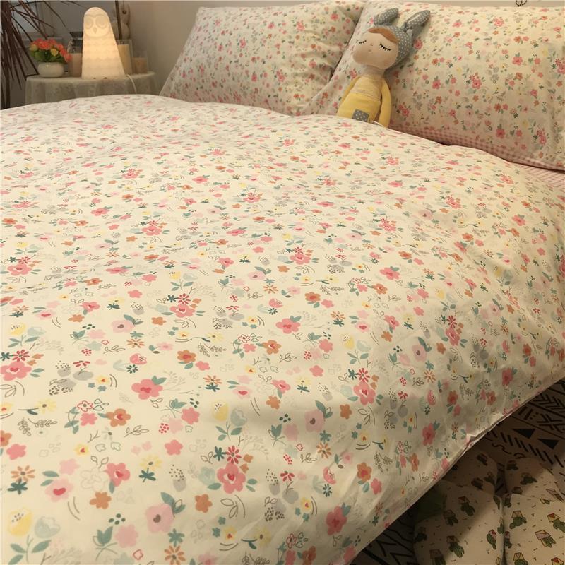 綿キルト布団カバー寝具4点セットクイーンサイズ|undefined