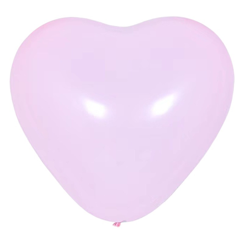 Venta al por mayor de 10 pulgadas 2,2G globo en forma de corazón macaron globo de la boda engrosada látex fiesta de cumpleaños traje de globo