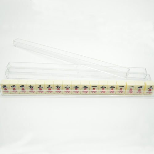 Direct Sale from Manufacturer Mini Mahjong Tile Pusher Acrylic Transparent Tile Sorter Bird Tile Travel Portable Tile Arranger